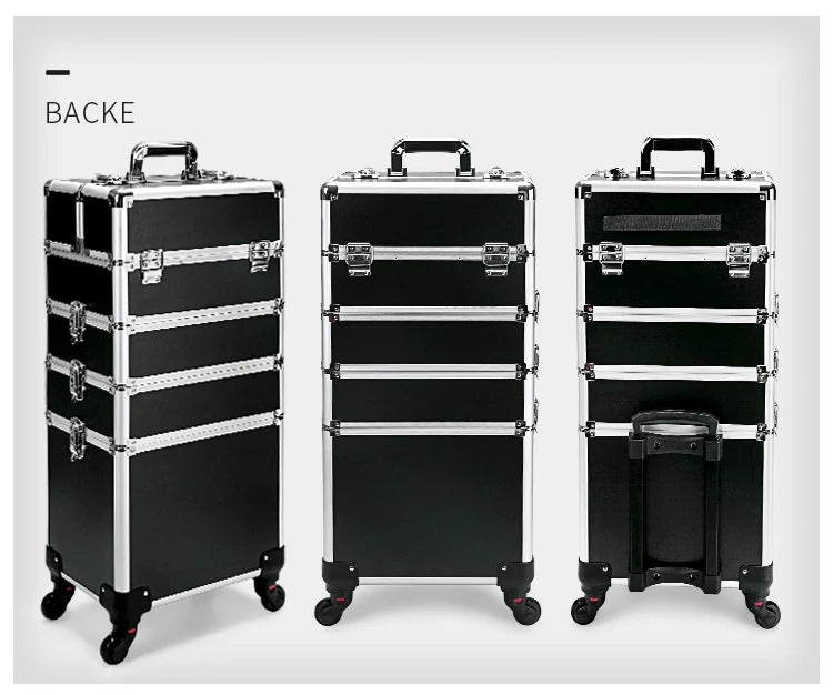 Professional Cosmetic Case Large Trolley Suitcase