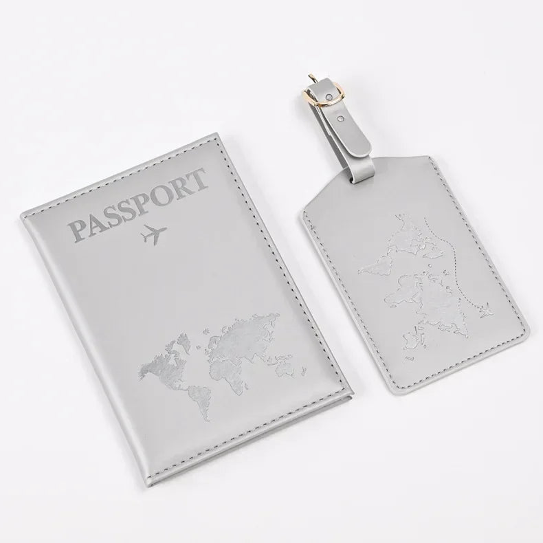 Leather Passport Holder & Luggage Tag