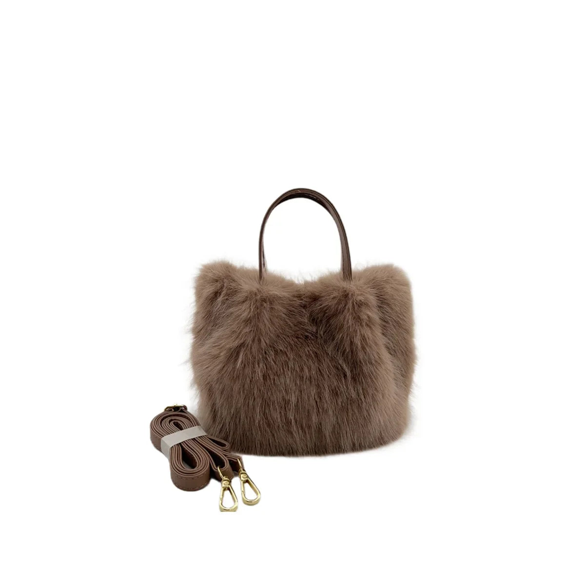 Faux Fur Shoulder/Handbag