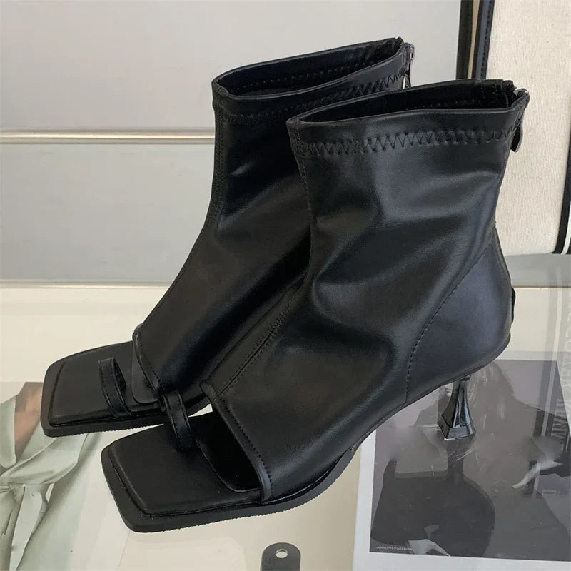 Gladiator Square Toe Women Boots