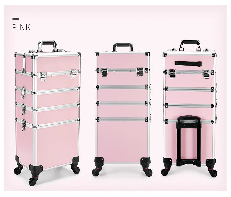 Professional Cosmetic Case Large Trolley Suitcase