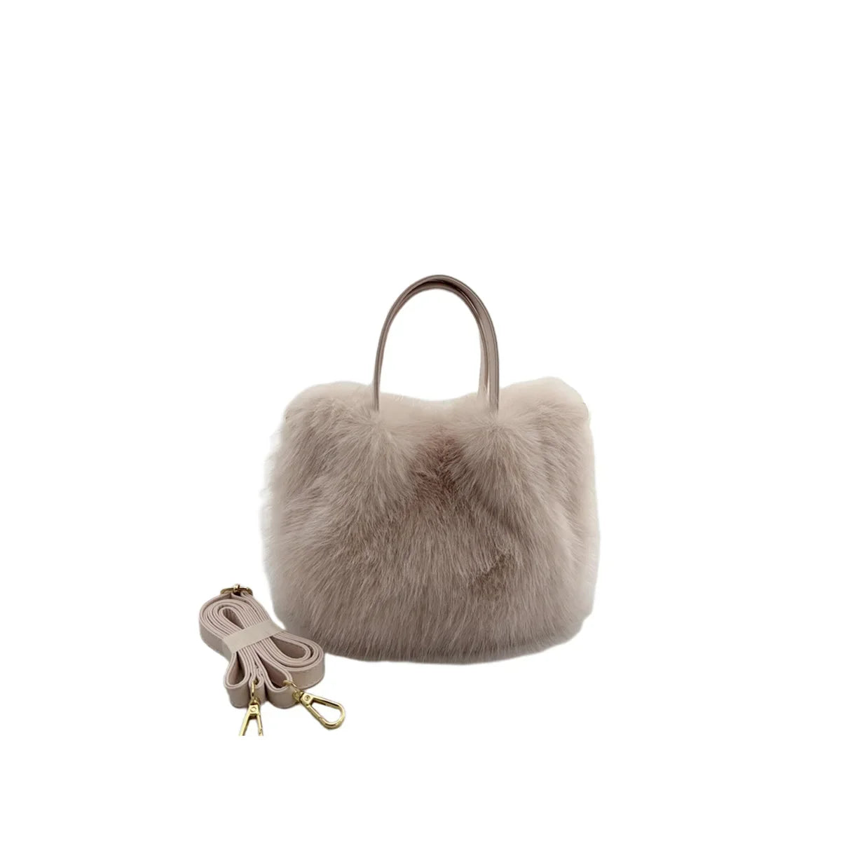 Faux Fur Shoulder/Handbag