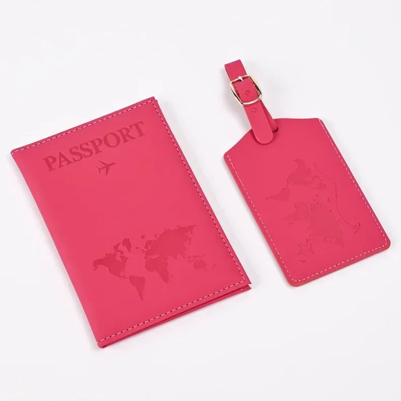 Leather Passport Holder & Luggage Tag