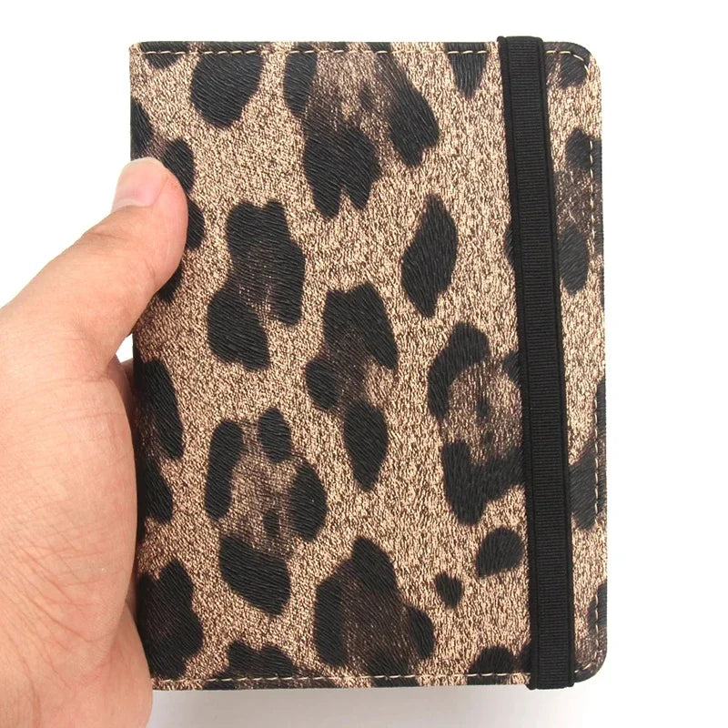 Brown Leopard Passport Holder