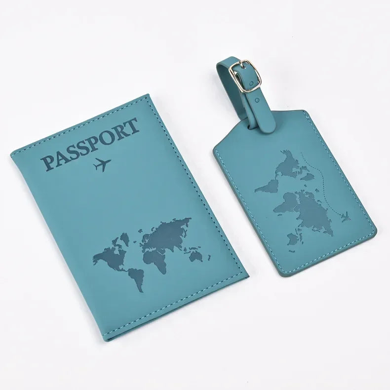 Leather Passport Holder & Luggage Tag