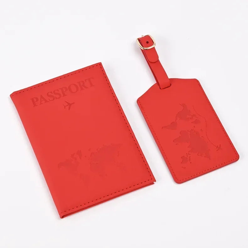 Leather Passport Holder & Luggage Tag