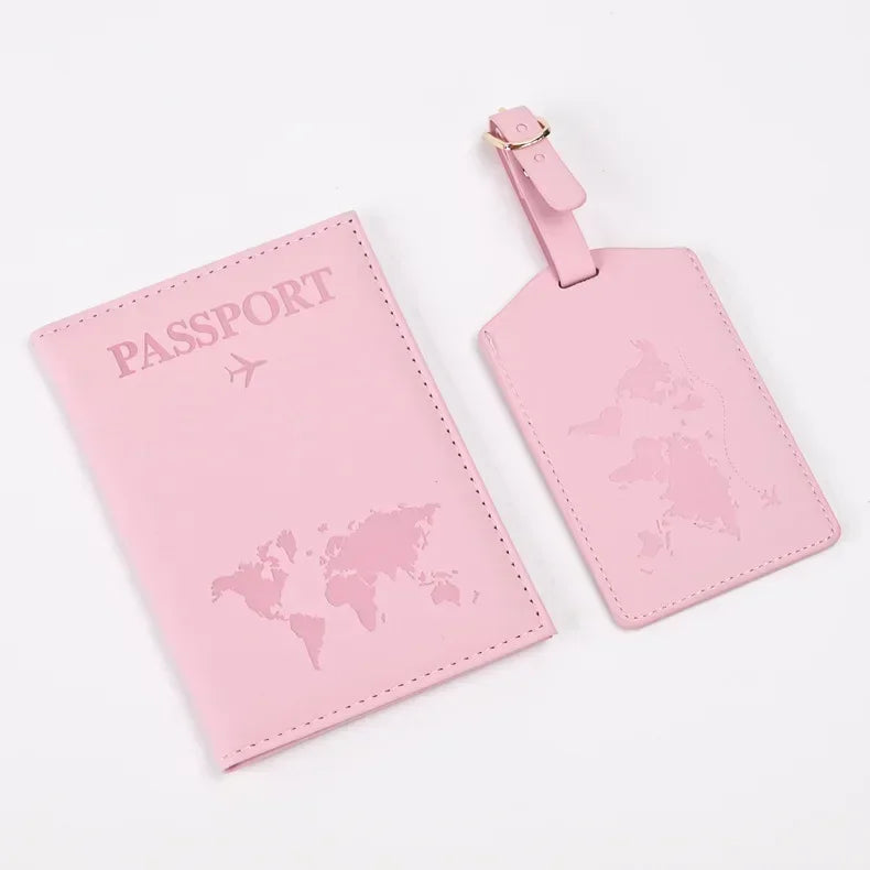 Leather Passport Holder & Luggage Tag