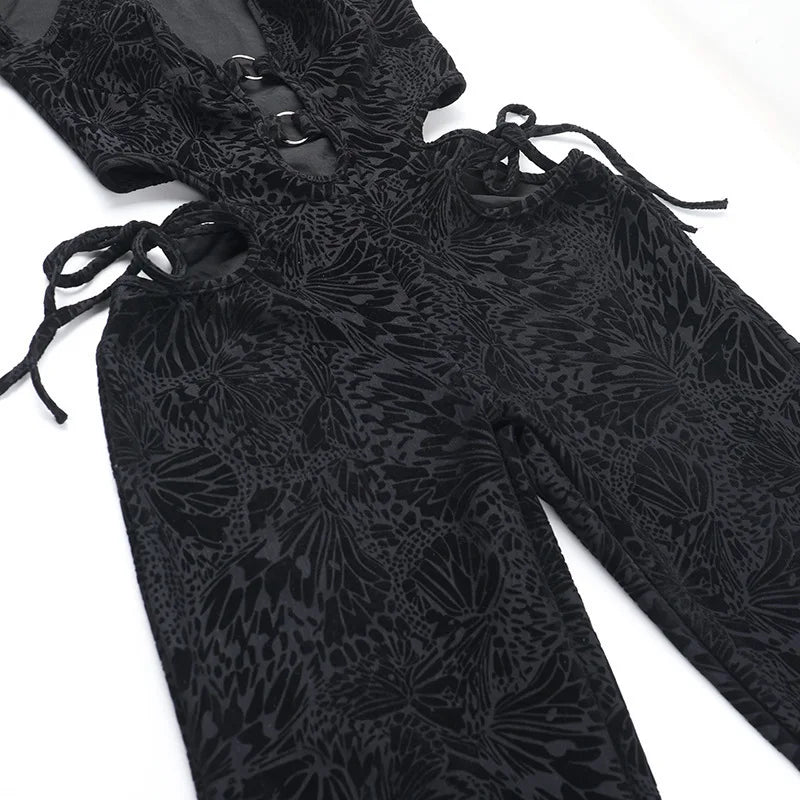 “Take Me Out” Lace Jumpsuit