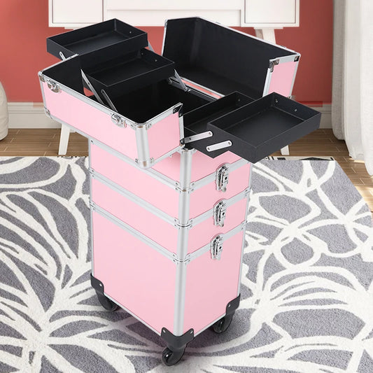 Professional Cosmetic Case Large Trolley Suitcase