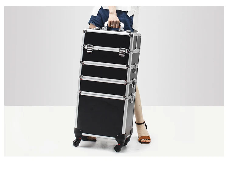 Professional Cosmetic Case Large Trolley Suitcase