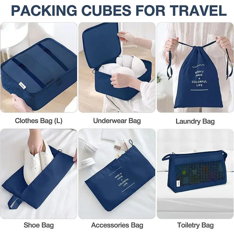 10 Pcs/Set Travel Bags Organizer