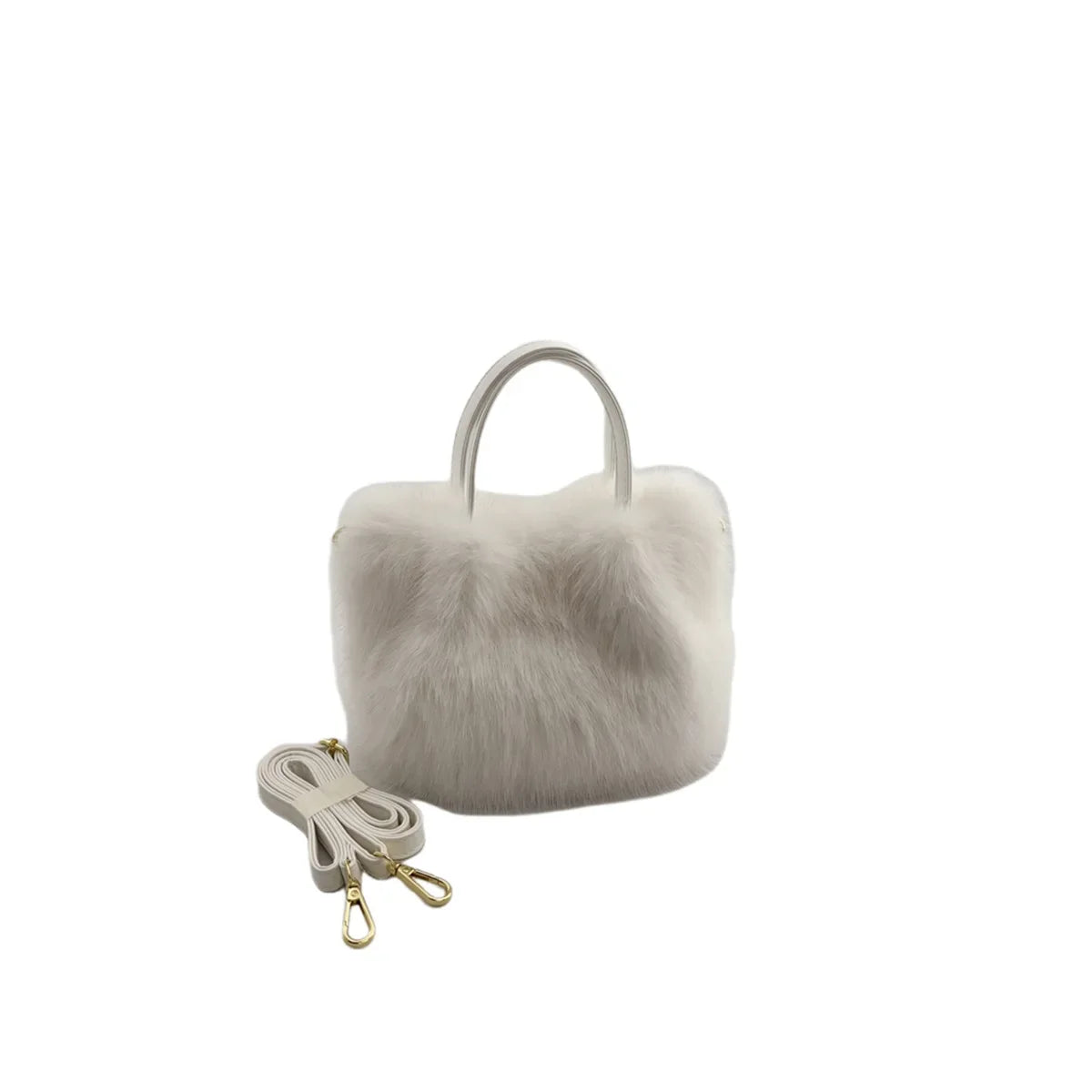 Faux Fur Shoulder/Handbag