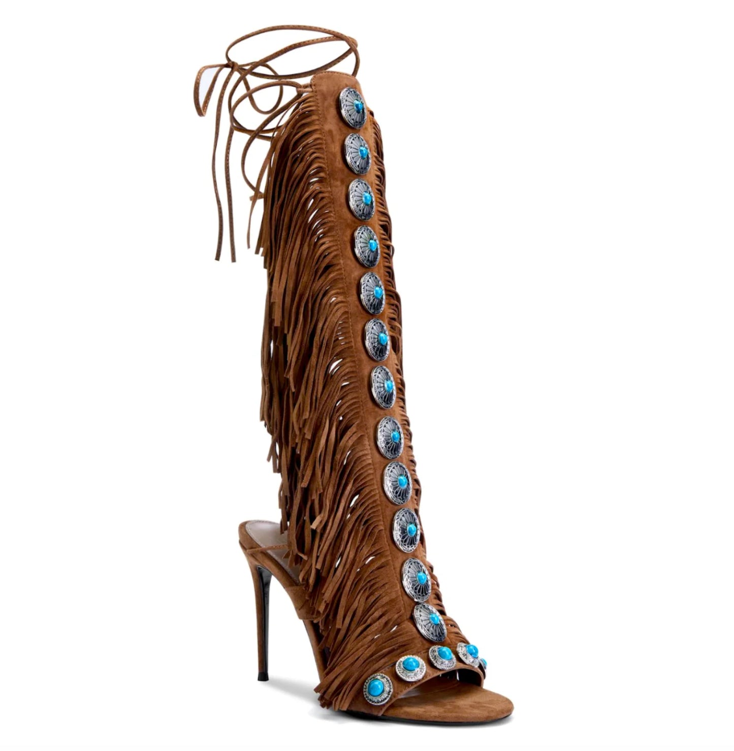 “ Pocahontas” Fringe Heels